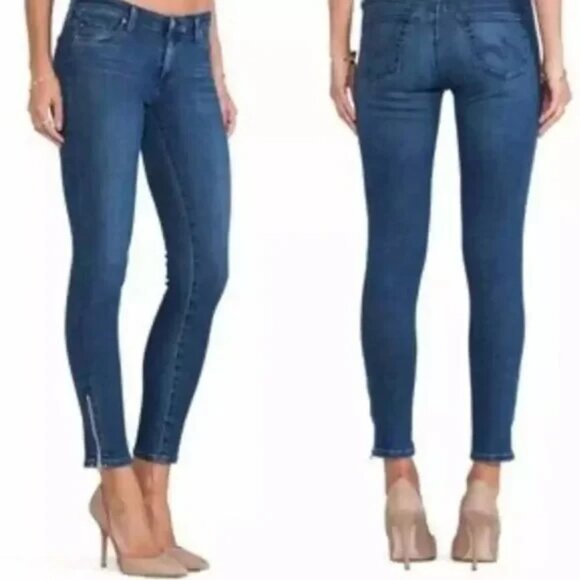 AG The Zip Up Legging Ankle Skinny - Picture 1 of 5